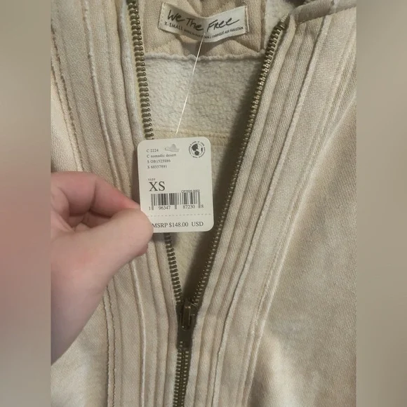 NEW Free People Robby Bomber in the color nomadic desert